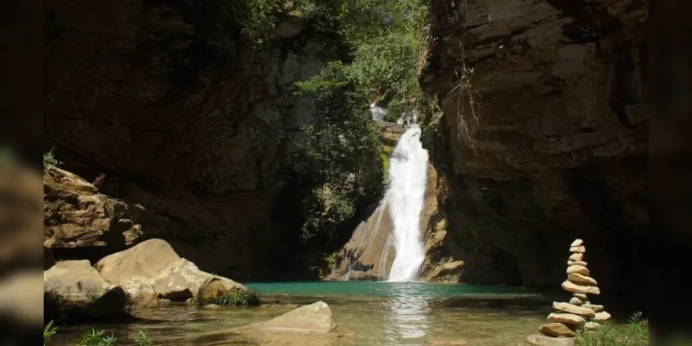 Cachoeira do JK Ecoturismo, onde ocorreu o afogamento