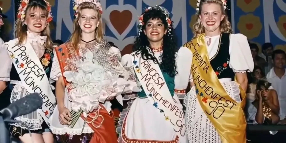 A festa já incluia o clássico concurso de Miss Simpatia, Rainha e Princesa da München