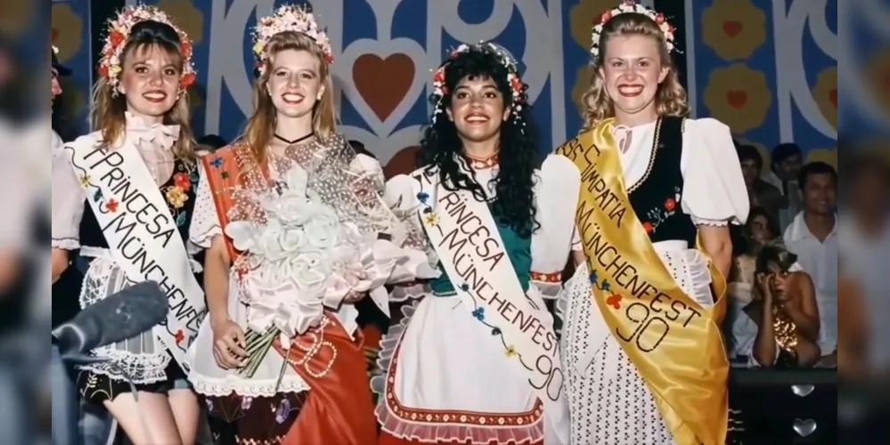 A festa já incluia o clássico concurso de Miss Simpatia, Rainha e Princesa da München