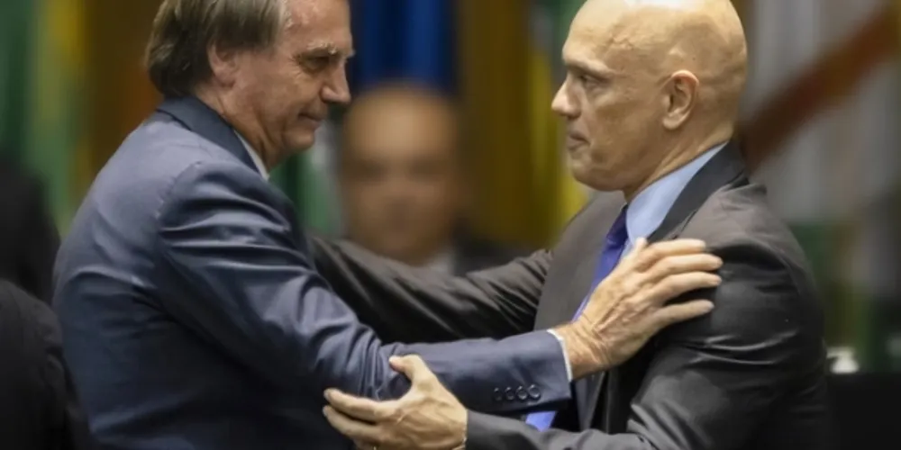 Por ordem de Alexandre de Moraes, o passaporte de Bolsonaro está apreendido