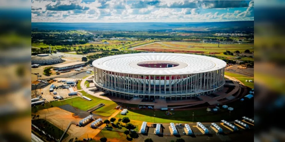 O jogo será no dia 15, no Mané Garrincha