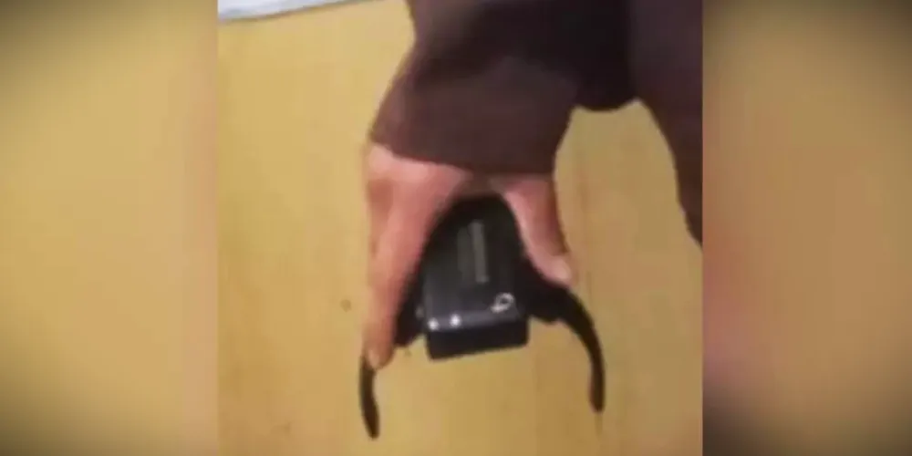 Mesmo tirando a tornozeleira, jovem voltou a utilizar o equipamento