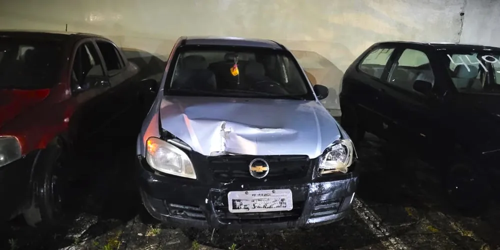 Condutor relatou que furtou o carro modelo Celta do seu pai