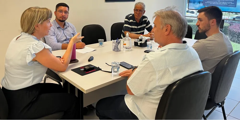 A comitiva foi composta pelos vereadores Tiago Correa (PV) e Ivanir Paulo Prolo (PP)