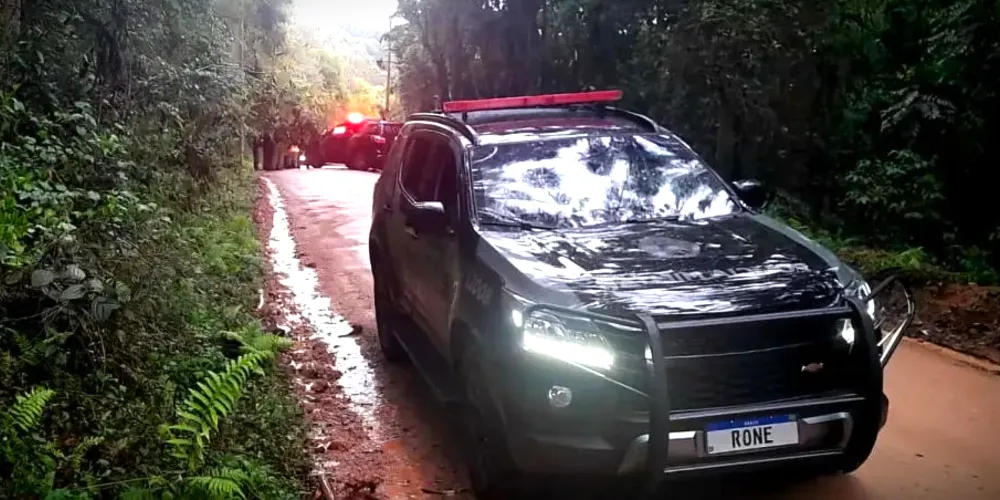Confronto aconteceu na rua Joana Percegona Zen, numa área rural