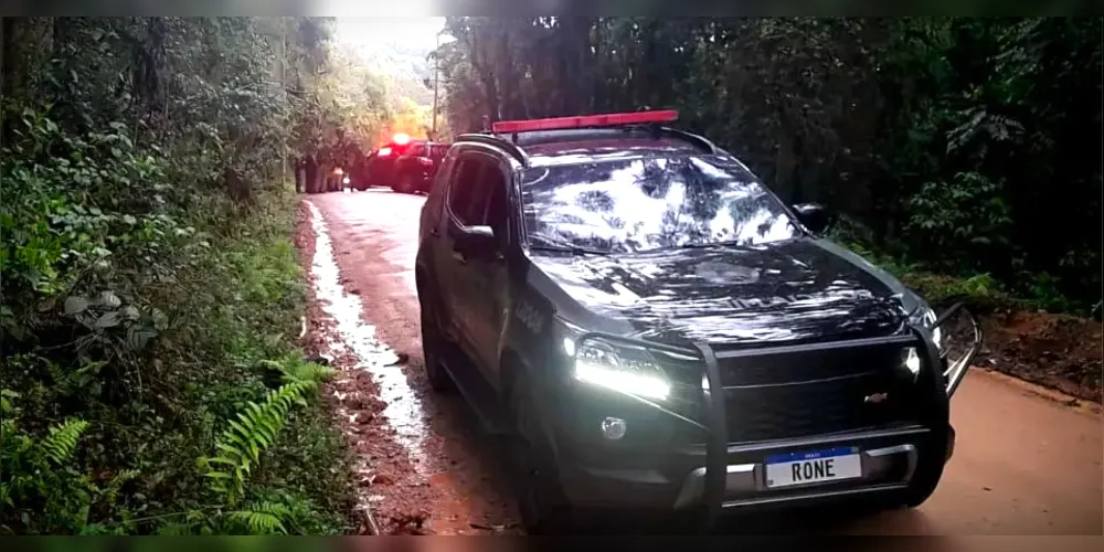 Confronto aconteceu na rua Joana Percegona Zen, numa área rural