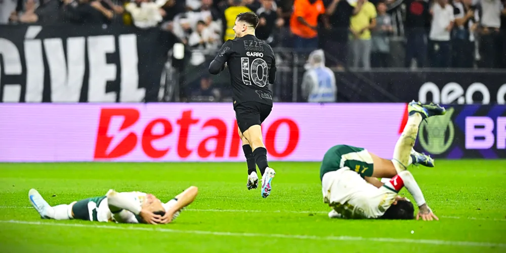 Garro fez o primeiro gol do Timão, em Itaquera