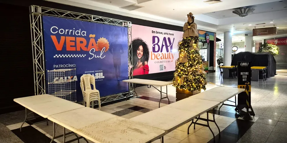 Kits poderão ser retirados num espaço destinado no Shopping Palladium