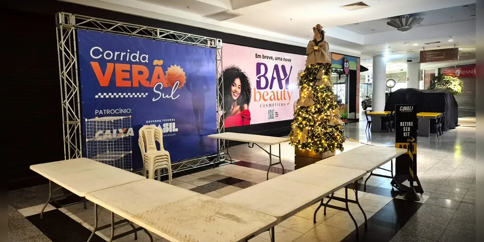 Kits poderão ser retirados num espaço destinado no Shopping Palladium