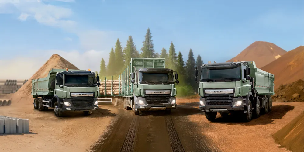 DAF Caminhões marca presença na 24ª Fenatran com a entrada em segmentos inéditos de Mineração, Construção e Madeireiro