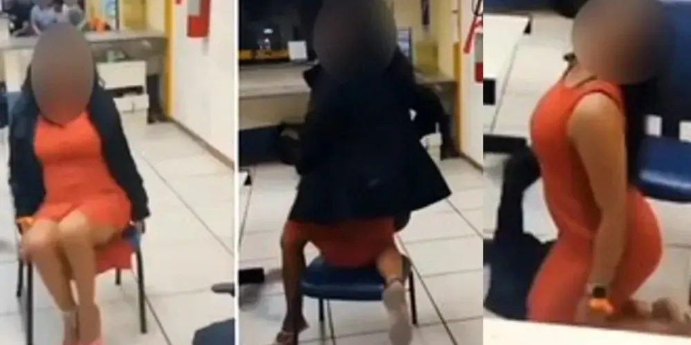 Imagens foram supostamente gravadas por um policial militar