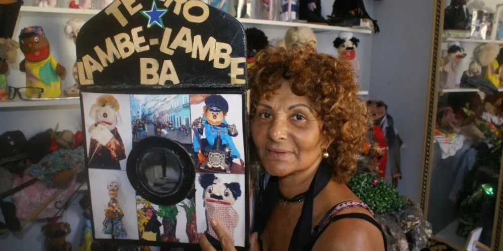 A artista conduziu uma roda de conversa sobre a ‘Identidade e Fisionomia do Teatro Lambe-Lambe’