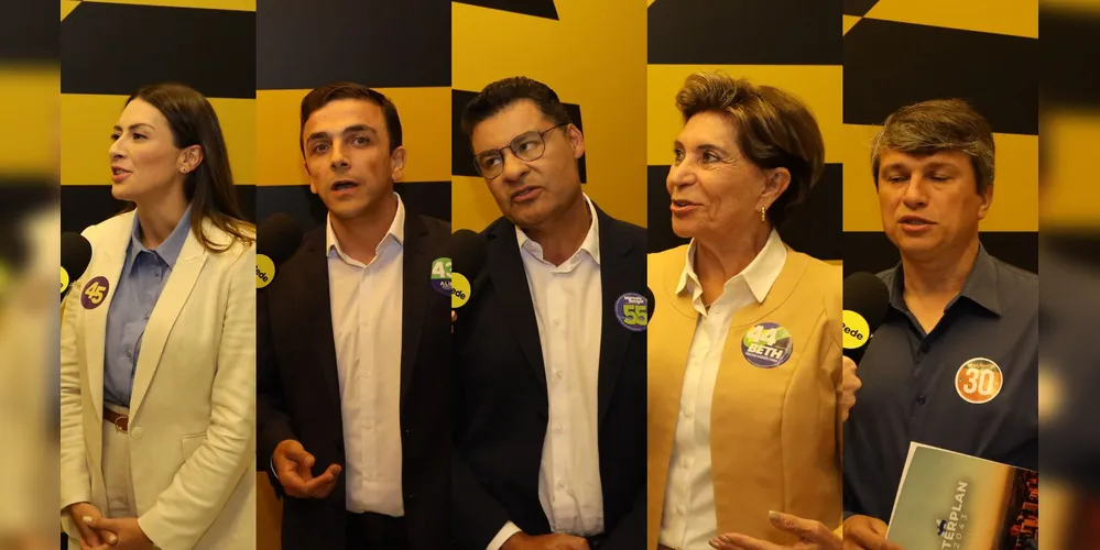 Candidatos seguem aguardando o inicio do debate