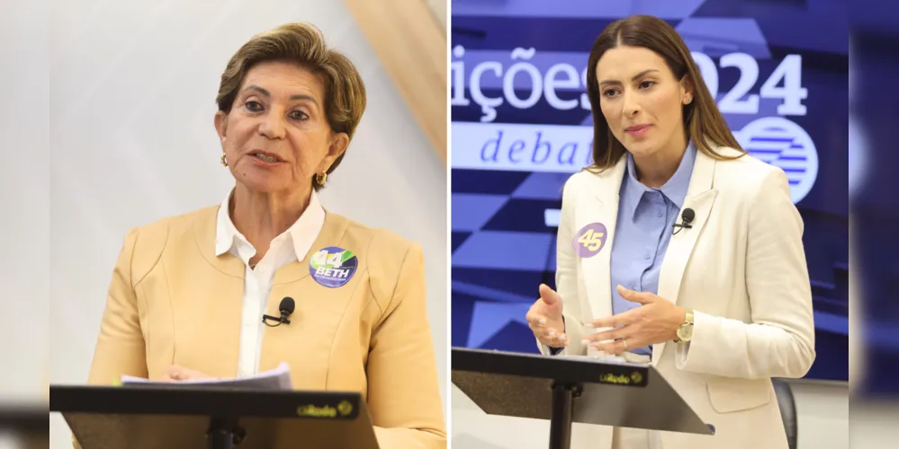 Elizabeth Schmidt (União) e Mabel Canto (PSDB) disputam a Prefeitura de Ponta Grossa