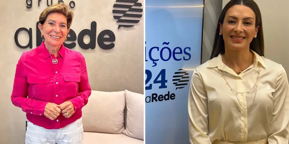 As candidatas Elizabeth Schmidt (União) e Mabel Canto (PSDB) disputam o segundo turno pela Prefeitura de Ponta Grossa