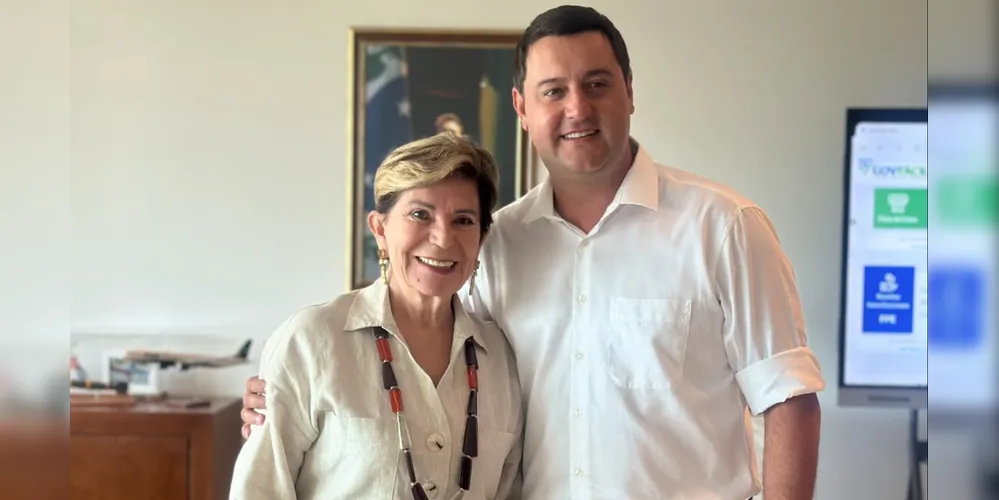 Elizabeth Schmidt (União Brasil) e Ratinho Junior (PSD) se encontrarão nesta segunda-feira (11)