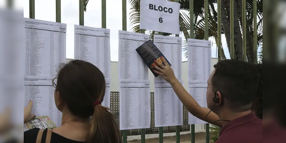 Estudante pode consultar informações como o local de prova, número de inscrição e hora das provas