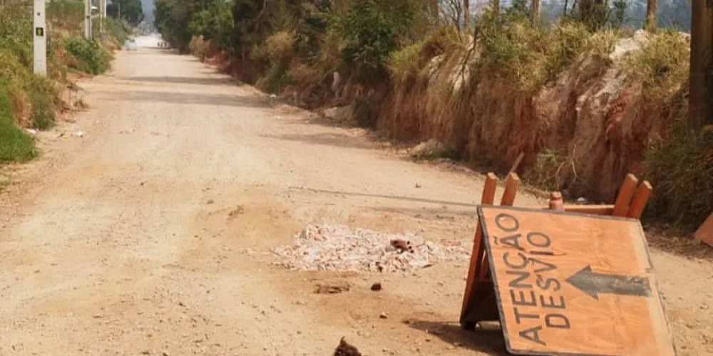Obras da Estrada de Alagados acontecem de modo lento e aquém do esperado pela Prefeitura de Ponta Grossa