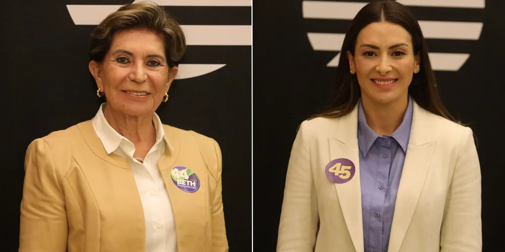 Elizabeth Schmidt (União) e Mabel Canto (PSDB) estarão frente a frente, no debate do Grupo aRede