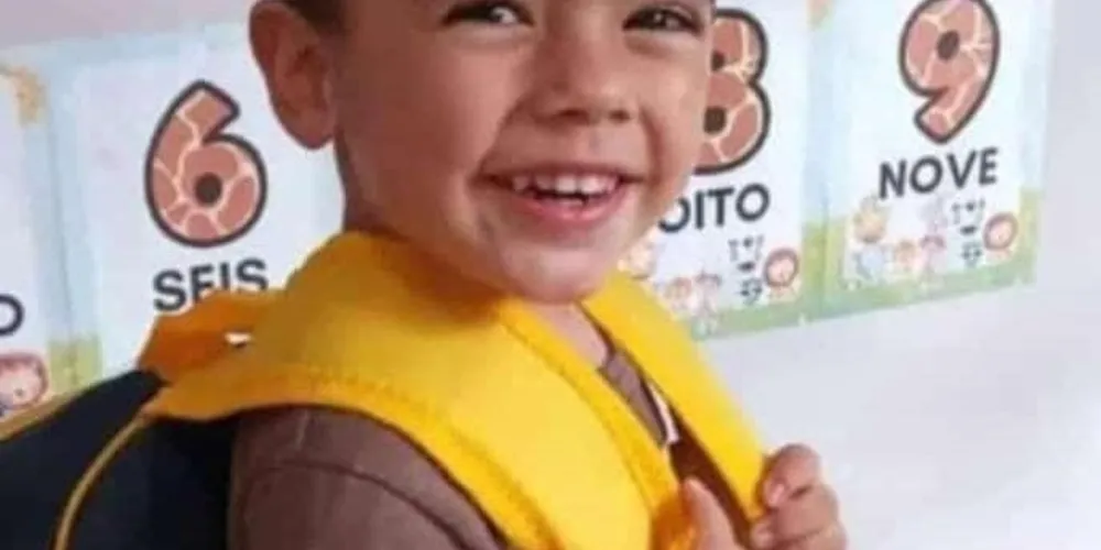 Emanuel Santos de Antoni tinha apenas três anos