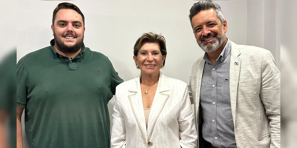 Felipe Francischini, Elizabeth Schmidt e Pastor Moisés Faria, conversaram na tarde desta segunda-feira (11), em Curitiba