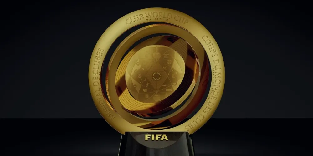 Formato do troféu que será entregue ao campeão do Mundial de Clubes em 2025