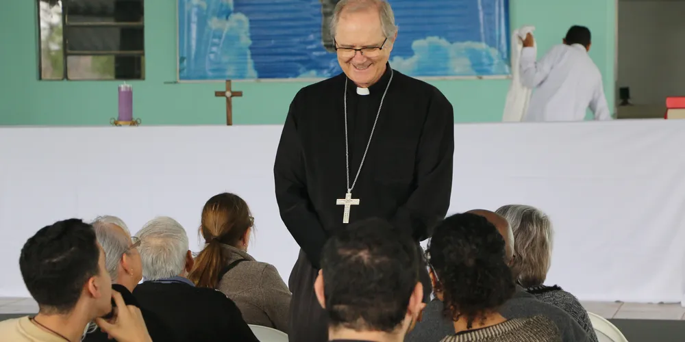 Dom Bruno celebrou a missa pela manhã do último sábado (02)