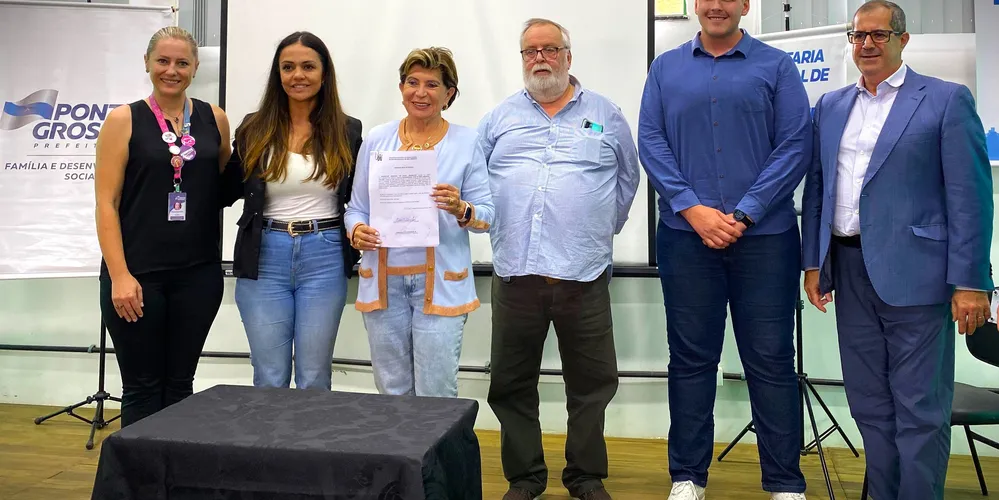 Lideranças assinaram a 'Ordem de Serviço' nesta quarta-feira (6)