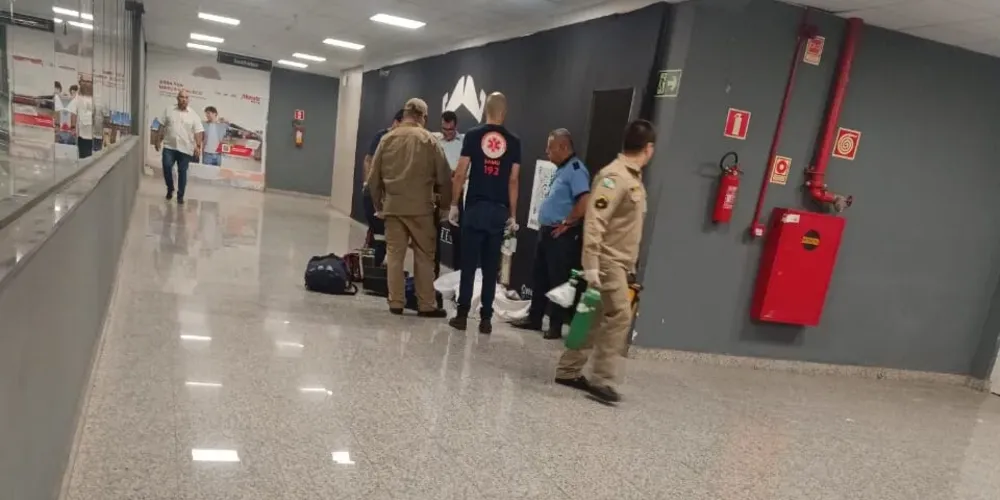 A identificação do homem e a idade não foram informadas