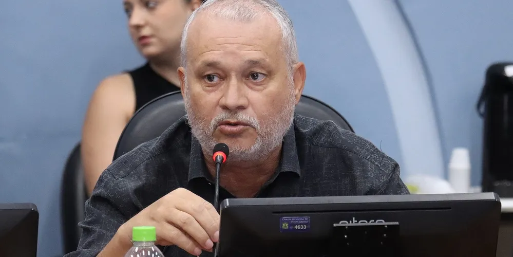 Vereador Izaías Salustiano (PL) destacou o projeto, durante a sessão ordinária da Câmara de Ponta Grossa