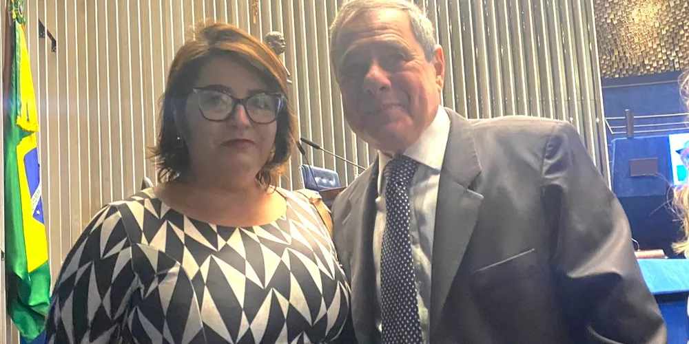 Diretora de Responsabilidade Social da Acipg, Janaína Cazini, representou a entidade, em Brasília