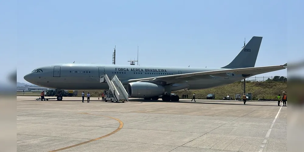 A aeronave KC-30 fará uma escala em Lisboa, Portugal