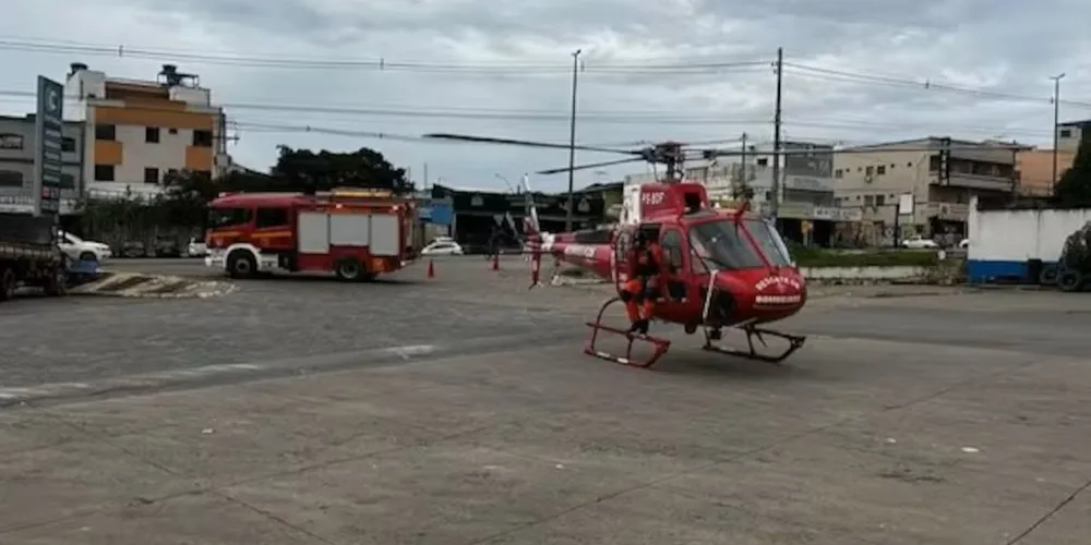 Bombeiros constataram o óbito da menina