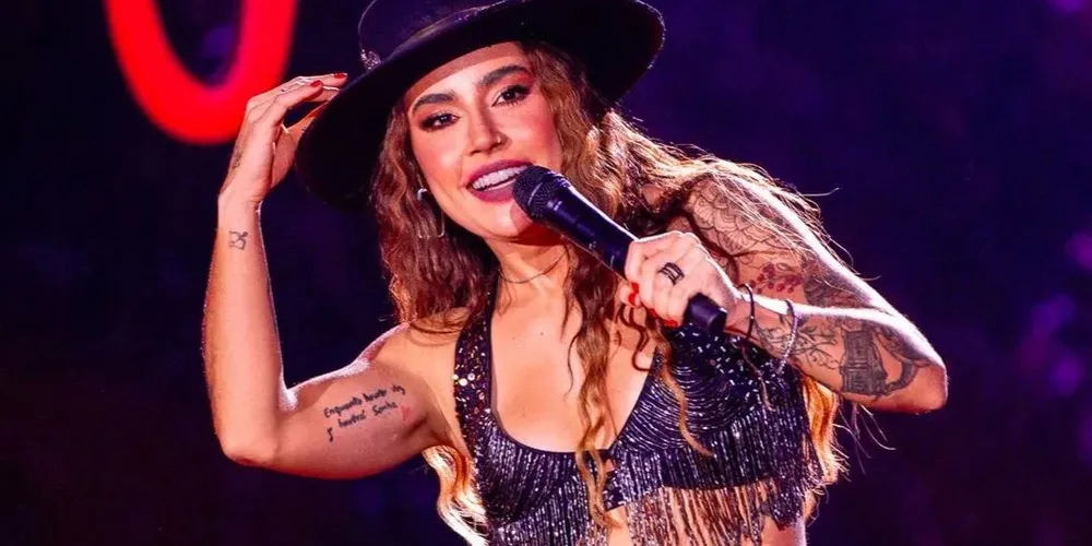 Lauana Prado foi uma das atrações da Festa Nacional do Chope Escuro