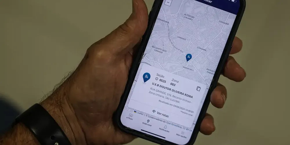 Veja como proceder para conferir local de votação