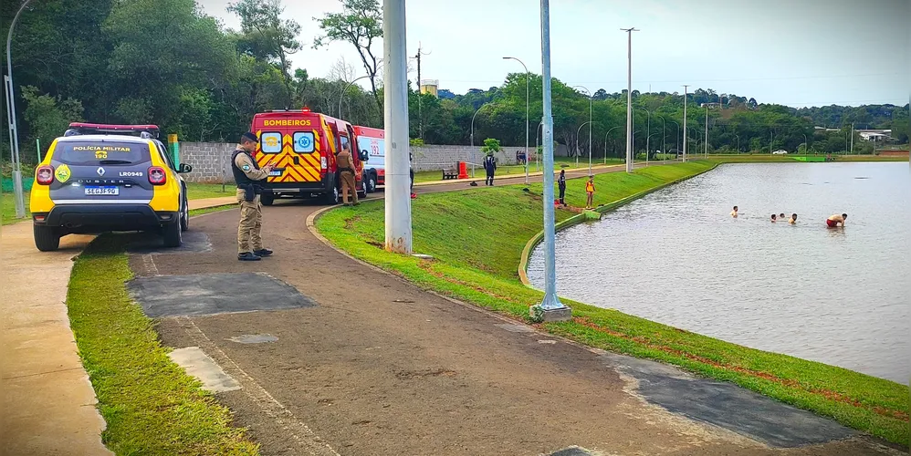 Agentes de mobilizaram na tarde desta segunda-feira (14)