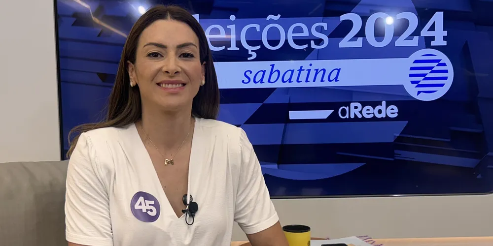 Mabel Canto (PSDB) foi sabatinada pelo Grupo aRede, na manhã desta quarta-feira (25)