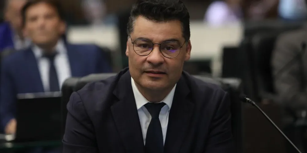 Marcelo Rangel (PSD) durante sessão plenária da Assembleia Legislativa do Paraná