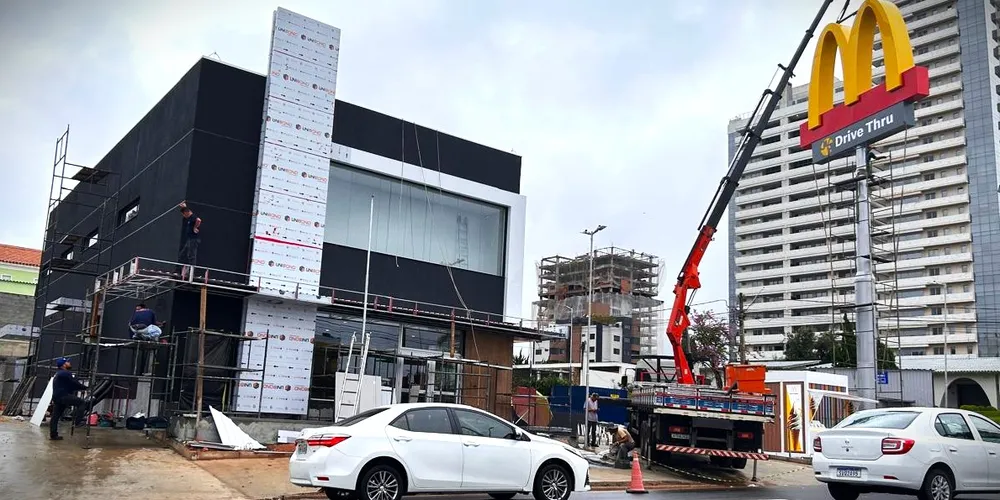 McDonald's fica na rua Balduíno Taques, na antiga sede da Polícia Federal