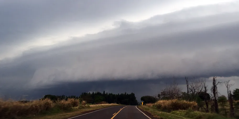 Tempestade pode ser observada em diversos pontos do estado