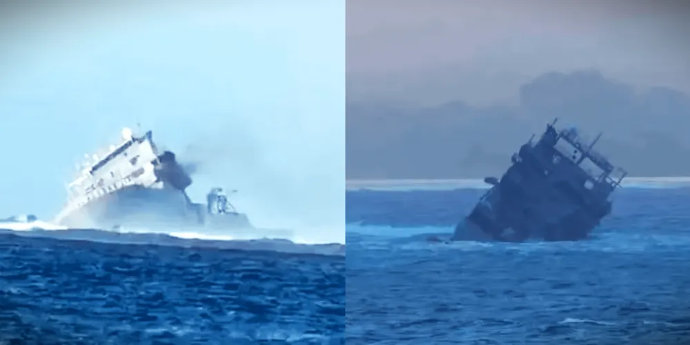 'Manawanui' é um navio especializado em mergulho e hidrografia