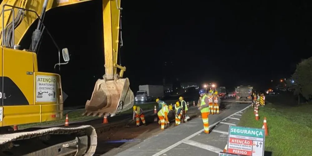Bloqueio será na pista sentido Santa Catarina
