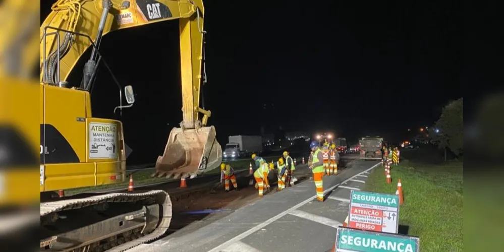 Bloqueio será na pista sentido Santa Catarina