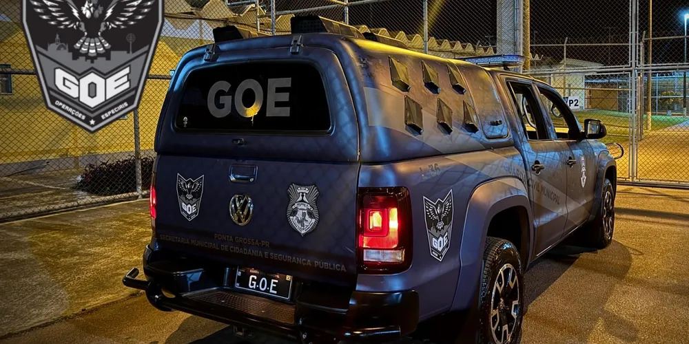 Guarda Municipal de Ponta Grossa realizou a prisão