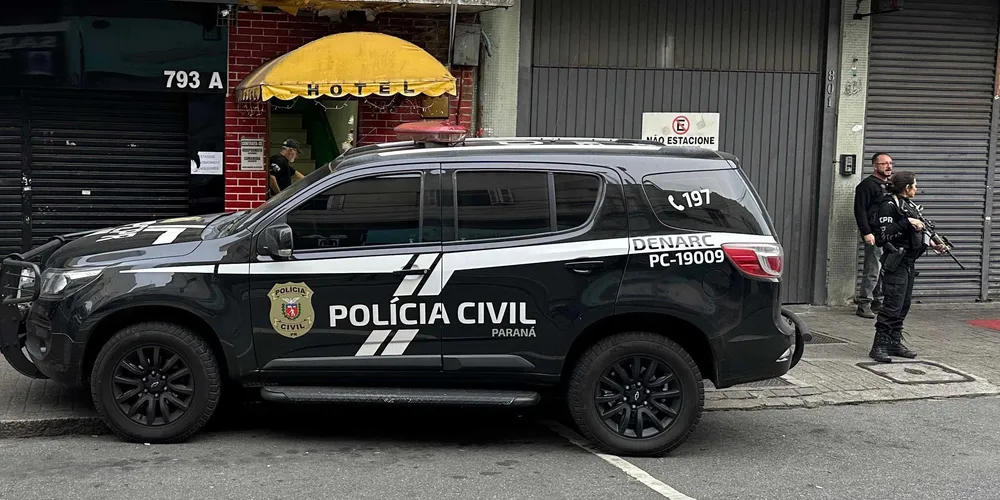Com 64 mandados, PCPR desarticula esquema de tráfico de drogas no Centro de Curitiba