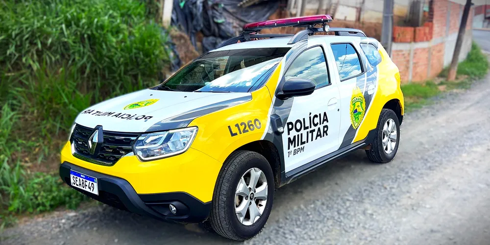 Agentes da Polícia Militar estiveram na ocorrência