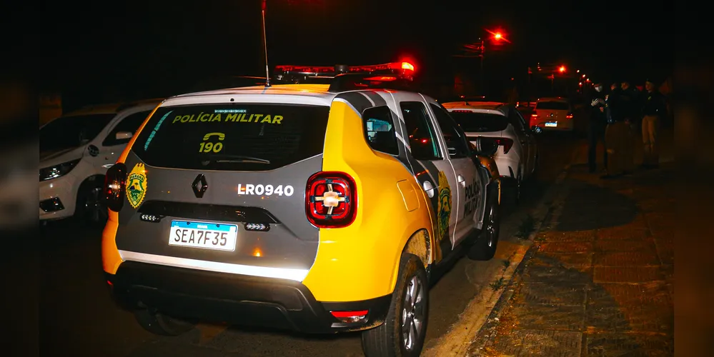 Equipe da Polícia Militar esteve no local da ocorrência