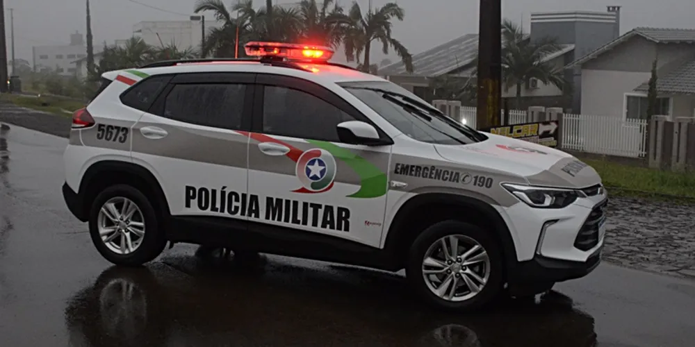Polícia Militar de Santa Catarina atendeu a ocorrência