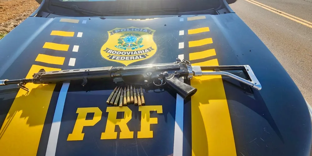 Arma estava com a numeração raspada e acompanhada de dez munições