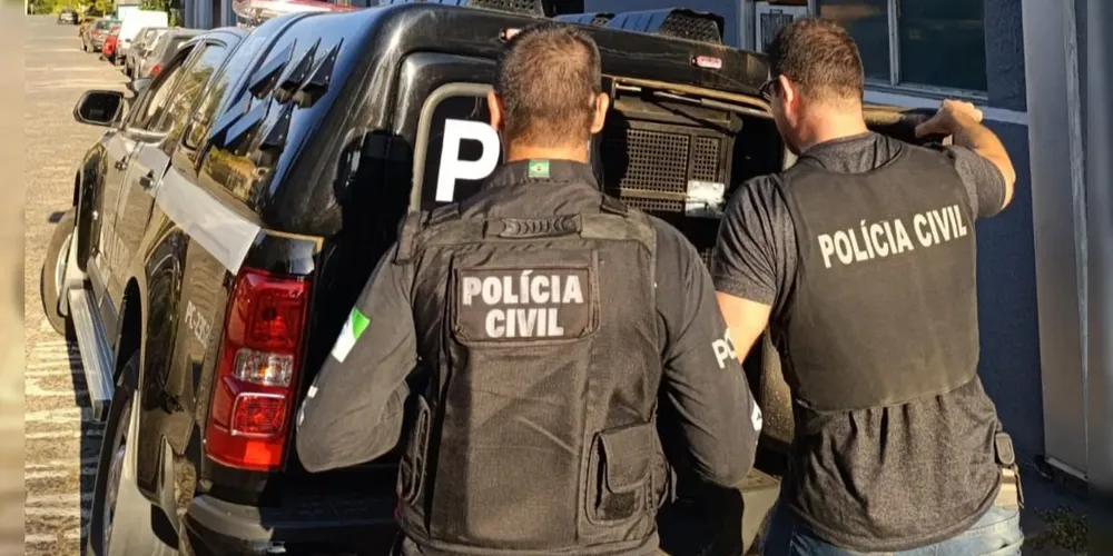 Polícia Civil de Jaguariaíva agir rapidamente e prendeu dois homens